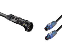 Cavo da Ca-Com a 2 NL4FX 4p, cavo Made in Italy 4x4mm, L'Acoustics DOFILL-LA8