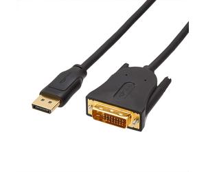 Cavo da DisplayPort a DVI con connettori placcati in oro lunghezza 1.8 m 6 feet