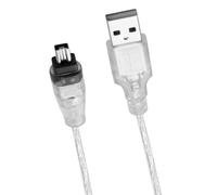 Cavo da Firewire IEEE 1394 a USB, Cavo Adattatore Firewire IEEE 1394 a USB per Sony DCR-TRV75E DV, Compatibile con iLink, Cable Firewire Mini dv Usb, Cavo USB a 1394 4 pin iLink 1.5 m