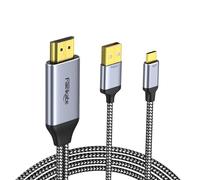 Cavo da HDMI a USB C 4K60Hz 3,1 m, adattatore da HDMI a USB C, compatibile con Xreal Air, Xreal One, Nreal, RayNeo, Rokid AR, Steam Deck Dock, PS5, Xbox, monitor portatile