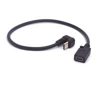 Cavo da mini USB a tipo C con angolo a 180 gradi, cavo adattatore da USB-C maschio a Mini 5 Pin B USB femmina per fotocamera digitale, lettore MP3 e altri dispositivi Mini USB (30 cm)