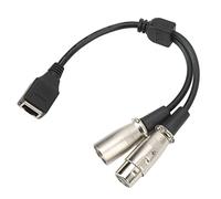 Cavo da RJ45 a XLR - guaina in gomma flessibile, massimizza la trasmissione del segnale con spina durevole per apparecchiature audio
