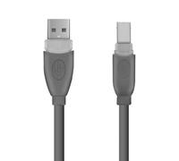 Cavo da USB-A 2.0 a USB-B 2.0 Connessione stabile LinQ 3m Grigio