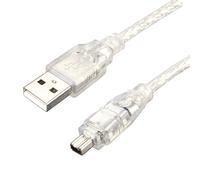 Cavo da USB a Firewire IEEE 1394, da USB maschio a 4 pin a Firewire IEEE 1394 iLink, cavo adattatore solo per DCR-TRV75E DV, cavo convertitore Firewire USB da 1.5 m