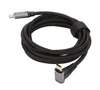 Cavo da USB a USB C 90 Gradi, PD100W Tipo C 3.1 Gen2 Cavo di Ricarica Rapida 4K 60Hz 10 Gbps Cavo di Prolunga USB C Ad Angolo Retto per Steam Deck, per VR Link (200 cm)