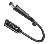 Cavo da USB C a 7,4 mm Elitebook 840 DC, adattatore da 7,4 x 5,0 mm a USB C 19,5 V, ingresso USB tipo C maschio a DC 7,4 x 5,0 mm adattatore maschio di ricarica adattatore realizzato per HP Laptop