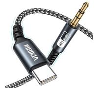 Cavo da USB C a Aux, 2 m, USB tipo C a jack da 3,5 mm, cavo audio AUX, durevole per iPhone 15 16, Samsung Galaxy S25 S24 S23 S22 S20, iPad, Pixel, Xiaomi Auto Speaker