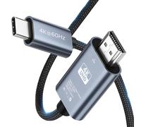 Cavo da USB C a HDMI 2m 4K@60Hz Cavo Intrecciato USB 3.1 Type C a HDMI