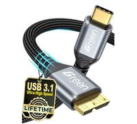 Cavo da USB C a Micro B, 3 m, 0,9 m, 1,8 m, 3 m, 3 m, 10 Gbps, cavo da USB a tipo C, compatibile con WD Seagate, MacBook Pro/Air, iPad/tablet, iPhone, LG, Moto, Galaxy S24 e altri