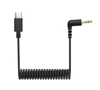 Cavo da USB C a microfono da 3,5 mm per Rode Wireless Pro, Go 2, Go, ME | Cavo patch audio a spirale, compatibile con telefoni Android Samsung Galaxy e Google Pixel e Hollyland Lark M2 150 Max
