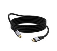 Cavo da USB C a Mini USB, 3 m, cavo di ricarica rapida da tipo C a Mini B, compatibile con GoPro Hero 3+, controller PS3, lettore MP3, Dash Cam, GPS Garmin Nuvi, fotocamera, ricevitore GPS, microfono