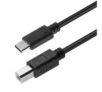 Cavo da USB C a USB B Midi da 3 metri, cavo di interfaccia MIDI per controller MIdI, pianoforte, tastiera, interfaccia audio, da tipo C a USB B 2.0, per stampanti HP, Canon, Samsung e altro