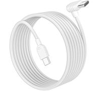 Cavo da USB C a USB C, 0,9 m, 60 W, ad angolo retto, tipo C, cavo di ricarica rapida per iPhone 17, 16 Pro Max, 15 Plus, 17e, 16e, iPad, Samsung S26, S25, S24, Android e caricabatterie da auto, cavo