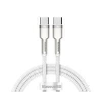 Cavo USB-C Cafule Metal 100W da 2 m - Bianco