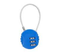 Cavo da viaggio resettabile Casco 3Digit Multiuso Bicicletta Elettrica Valigia Bagaglio Codice Cavo Serrature Biciclette Resettabile