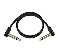 Cavo D'Addario con jack piatti per pedaliera, 60 cm, angolare, confezione singola