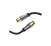 Cavo Antenna, Coax. Maschio - Coax. Fem Metallico, Dorato, 10,0 M, 120 DB