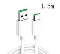 Cavo dati di ricarica super rapida da USB a Type-C XJ-63 5A compatibile con OPPO, lunghezza del cavo: 1,5 m