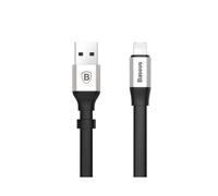 Cavo dati di sincronizzazione e ricarica rapida Micro Baseus USB 2 in 1 (argento) a 8 pin per Android