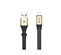 Cavo dati di sincronizzazione e ricarica rapida Micro Baseus USB 2 in 1 (oro) a 8 pin per Android