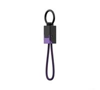 Cavo dati di tipo C intrecciato per Huawei per Xiaomi per oppo (nero) | Uscita massima 240 W, supporto SuperCharge da 100 W, organizer integrato per cordino, dati rapidi, tipo C