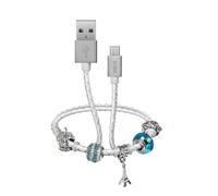 Cavo dati e ricarica USB-Micro USB con charm