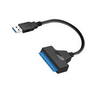 Cavo dati per disco rigido da USB 3.0 a SATA, cavo patch con porta seriale Easy Drive Line (nero)