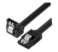 Cavo dati SATA 3.0 6 Gbps per il collegamento tra hard disk SSD HDD e scheda madre con clip di sicurezza (45 cm)