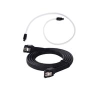 Cavo dati SATA 3.0 III SATA3 7 pin da 50 cm, cavi SSD da 6 Gb/s (bianco)