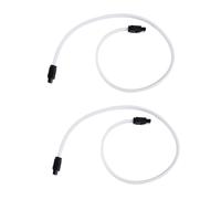 Cavo dati SATA 3.0 III SATA3 7 pin da 50 cm, cavi SSD da 6 Gb/s (bianco)