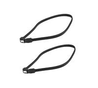 Cavo dati SATA 3.0III SATA3 7 pin 6 Gb/s da 50 cm con guaina in nylon (nero)