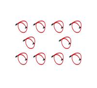 Cavo dati SATA 3.0III SATA3 7 pin 6 Gb/s da 50 cm con guaina in nylon (rosso)