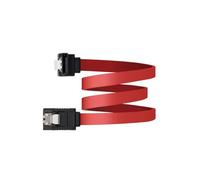 Cavo dati SATA a gomito da 0,5 m con ancoraggi, ideale per connessioni interne di dischi rigidi e unità a stato solido.