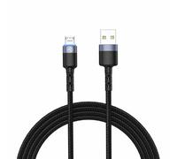 Cavo dati Tellur USB - Micro-USB, con luce LED, 1,2 m - nero