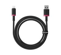 Cavo dati USB a Lightning - BASEUS - Dura - 1m - 2,4A - Rosso / Nero