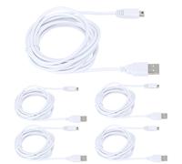 Cavo dati USB a ricarica rapida per console di gioco WIIU, connettori di precisione, adatto per auto, casa, ufficio, camera da letto (5 pezzi), buon