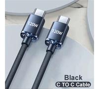 Cavo dati USB-C a USB-C NNBILI 2025 da 120W, compatibile con serie 15/16/17, supporta ricarica rapida PD; compatibile con Huawei P50/P40/P30/Mate 9/10 Pro/Nova 6/5/4/6A; compatibile con ricarica rapid