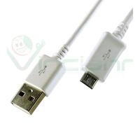 Cavo dati USB ORIGINALE SAMSUNG cavetto BIANCO per Galaxy S5 mini G800F NTH4