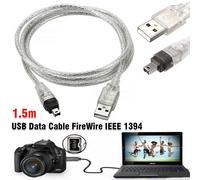 Cavo dati USB per Mini DV e MiniDV, cavo FireWire IEEE 1394 per videocamera HDV, per collegare e modificare su PC