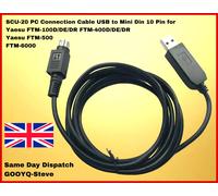 Cavo Dati USB Per Yaesu DR-1XE, DR-2XE FTM-100 FTM-200 FTM-300 FTM-400 SCU-20