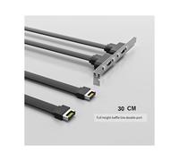 Cavo Deflettore USB 3.1 da 19 PIN/TYPE-E un TYPE-C Telaio Madre Anteriore C Bit PCI 10 Gbps Cavo Piatto Corto A-80 cm