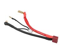 Cavo del Connettore HardCase RC Cavo Auto RC T Plug Parti di Auto T Plug Female a 90 Gradi Maschile a Spina Banana da 4 Mm con di Collegamento a Testa da 2 Mm per Batteria 2s da 7,4 V