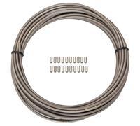 Cavo del freno Jagwire Workshop 5mm CGX-SL-Lube 10 m-Titanium Gris
