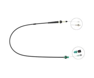 Cavo Del Gas Comando Valvola a Farfalla 1.190 MM A. B. S. per U.a. VW Polo