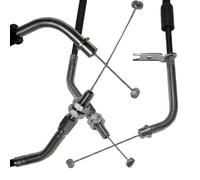 Cavo Del Gas Set Per Suzuki GSF1250 2007-10 GSF650 2007-08 Bandit Apri + Chiudi