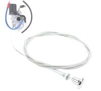 Cavo dello starter, cavo professionale di controllo dello starter in acciaio inossidabile e cromo, 6 piedi di sostituzione del cavo di controllo dello starter del carburatore universale, per motori