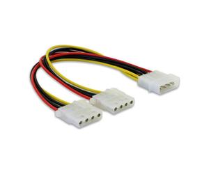 Cavo Delock 2x Molex a 4 pin da 11 cm