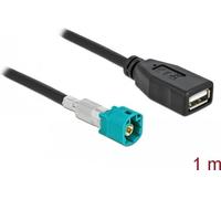 Cavo Delock HSD Z maschio a USB 2.0 Tipo A femmina 1 m NEW