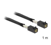 Cavo DeLOCK Mini SAS HD x 4 SFF 8643 1 m Nero