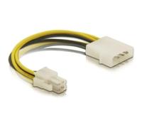 Cavo DeLOCK P4 maschio a Molex 4pin maschio 0,13 m Multicolore